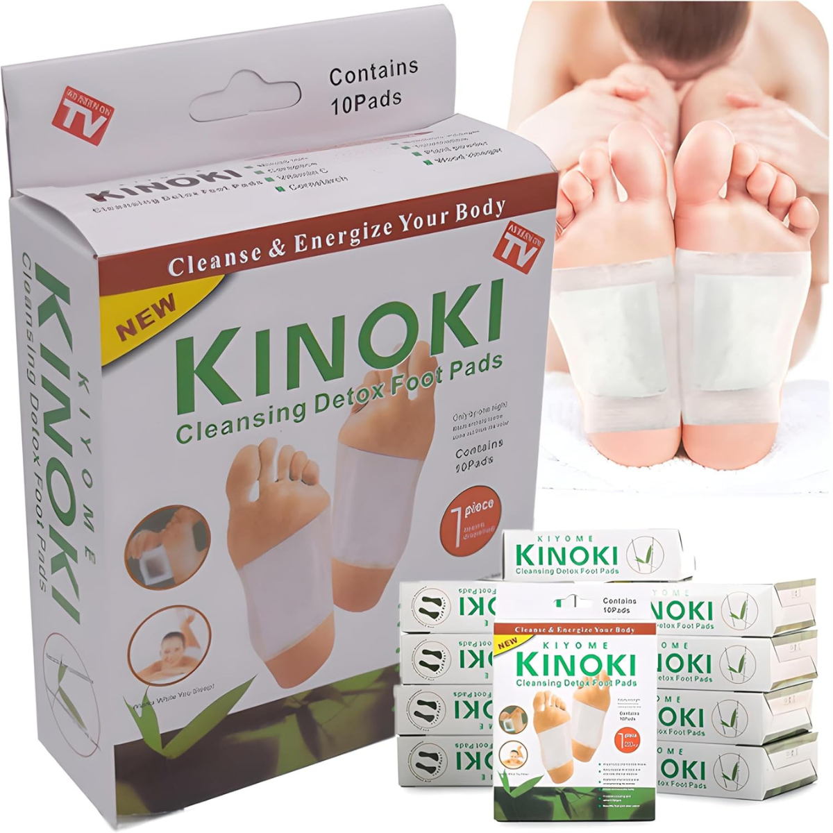 Parches KINOKI 3 Pack - ¡Paga 2 y lleva 3! Desintoxica Mientras Duermes 🌿