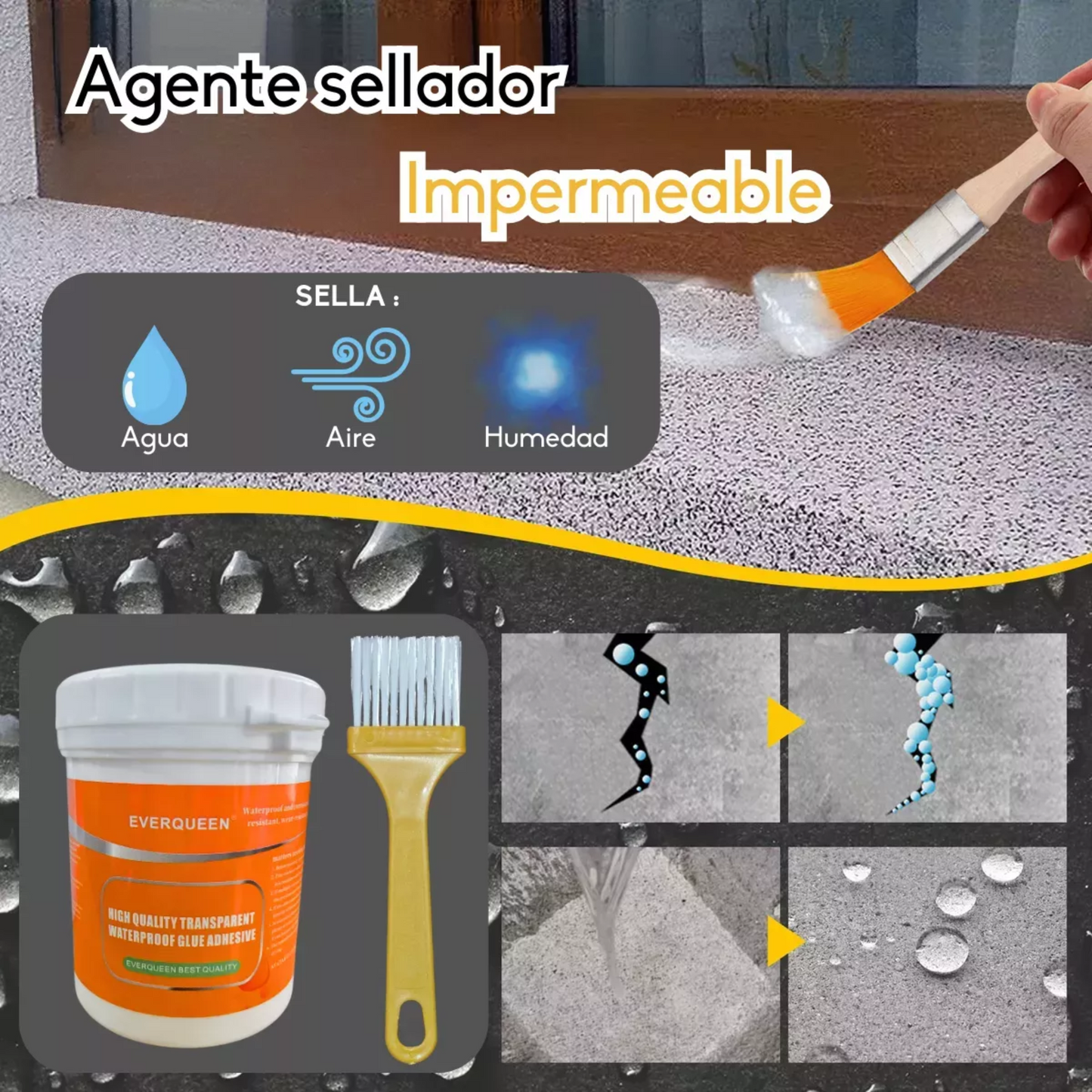 SELLADOR IMPERMEABLE TRANSPARENTE 300g