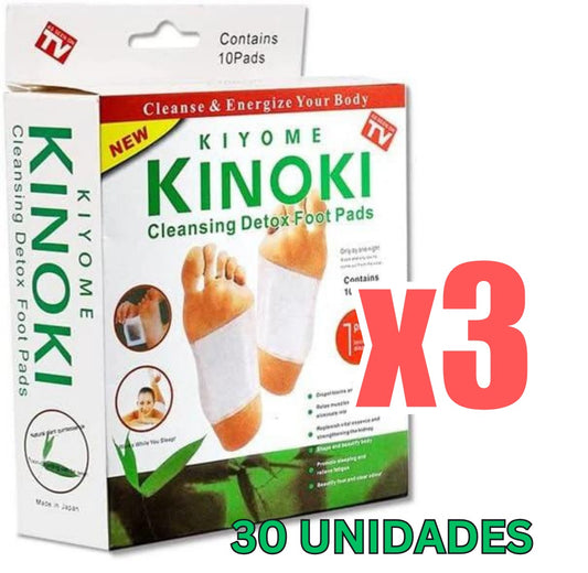 Parches KINOKI 3 Pack - ¡Paga 2 y lleva 3! Desintoxica Mientras Duermes 🌿
